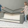 Foldable sofa wants to be Elephant (in the Box) in the living room